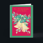 For A Dear Granddaughter and her Husband Holiday Card<br><div class="desc">Christmas Card</div>