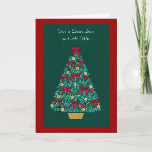 For a Dear Son and His Wife Holiday Card