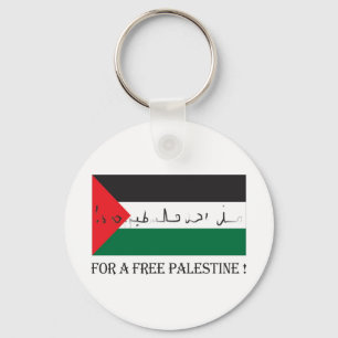 For a free palestine! key ring