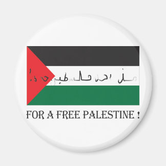 For a free palestine! magnet