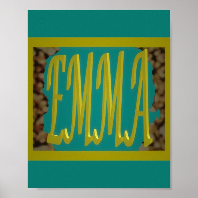 FOR A GIRL CALLED EMMA MARINE BLUE PEBBLES POSTER (Front)