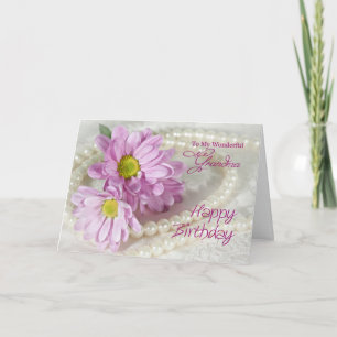 For a grandma, a birthday card with daisies