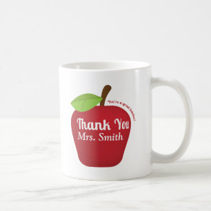 For a great teacher, Teacher appreciation apple Coffee Mug