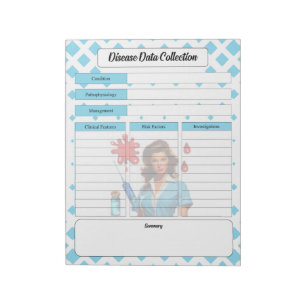 For A Living _ Disease Data Collection Notepad