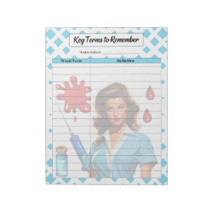 For A Living _ Key Terms to Remember Notepad