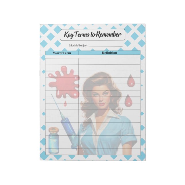For A Living _ Key Terms to Remember Notepad (Rotated)