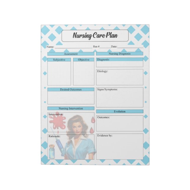 For A Living _ Nursing Care Plan Notepad (Rotated)