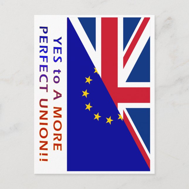 For A More Perfect Union Postcard (Front)