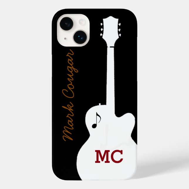 for a rock music guitarist Case-Mate iPhone case (Back)