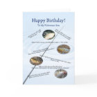 For a son, Fishing jokes birthday card