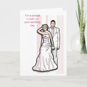 For a special on your wedding day card
