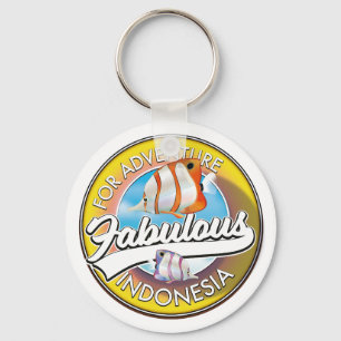 For Adventure Fabulous Indonesia logo Key Ring