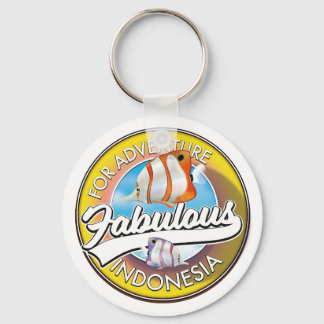 For Adventure Fabulous Indonesia logo Key Ring