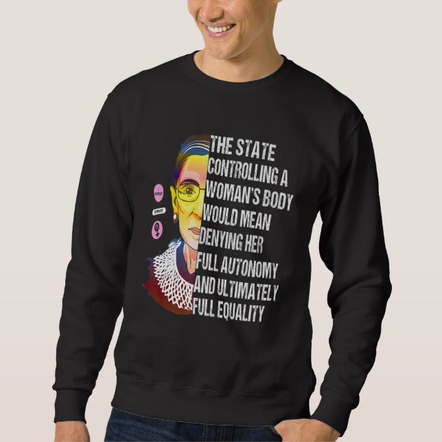 For All Womankind Feminism Pro Choice Abortion Rig Sweatshirt (Front)