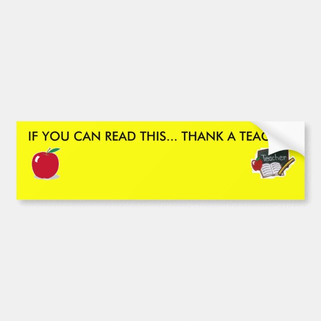 For all you teachers out there ;) bumper sticker (Front)