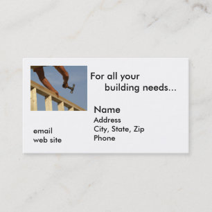 For all your building needs... business card
