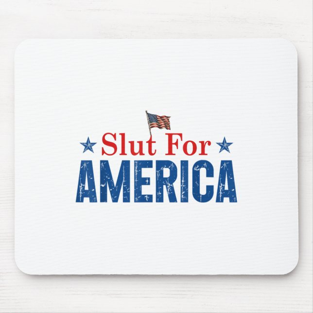 For America 4th Of July  Mouse Pad (Front)