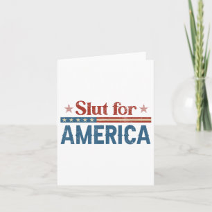 For America Funny 4th Of July Shirt For Men Women Card