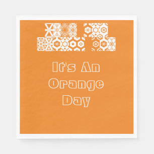 For An Orange Day Napkin