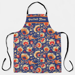 For any relation, custom text folkloric  apron