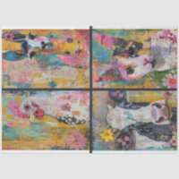 For Artist Farm Animal Junk Journal Background 3