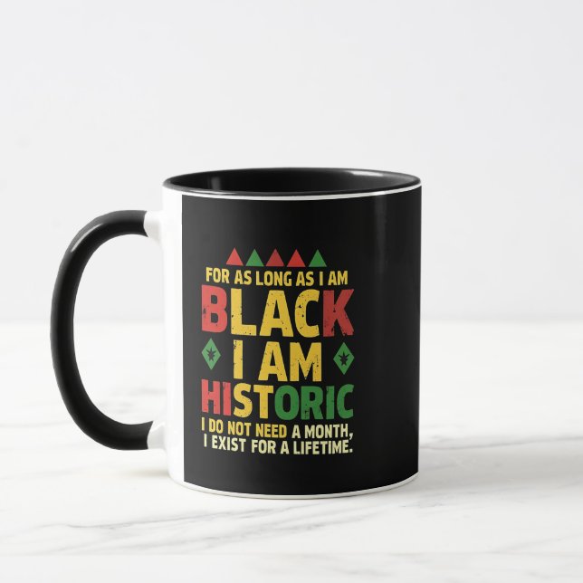 For as Long as I Am Black, I'm Historic Mug (Left)