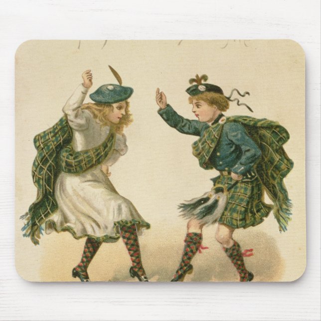 For Auld Lang Syne - A Right Merry Christmas' Mouse Pad (Front)