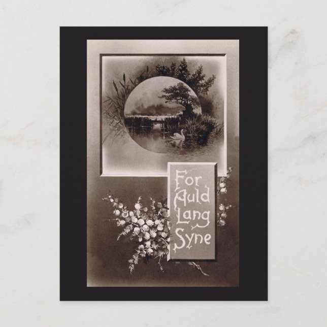 For Auld Lang Syne Postcard (Front)