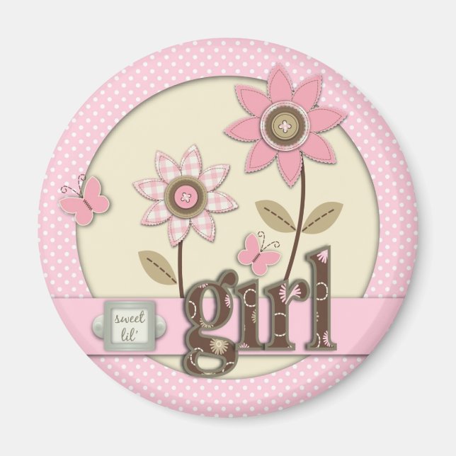 For Baby Girl Magnet 2 (Front)