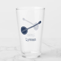 For Banjo Players Navy Blue Personalised