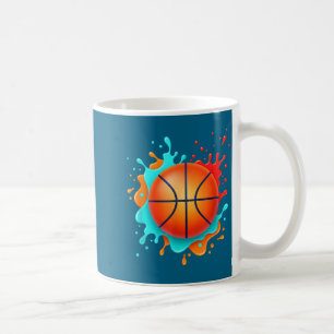 For Basketball Bold Basketball Hoops Coffee Mug