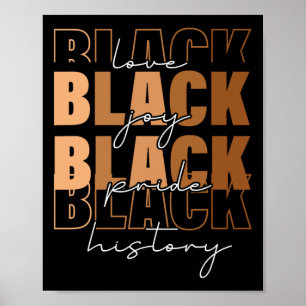 For Black Women Black History Month Retro  Poster