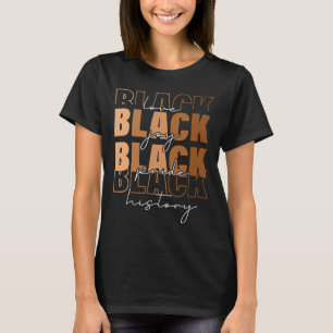 For Black Women Black History Month Retro  T-Shirt