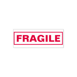 For Bookkeeping and Shipping FRAGILE Self-inking Stamp