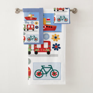 For boy bath towel set