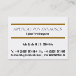 For brokers & real estate experts business card