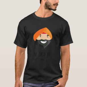 For Brother Punjabi Bro Sikh Indian Veerji  Rakhi T-Shirt