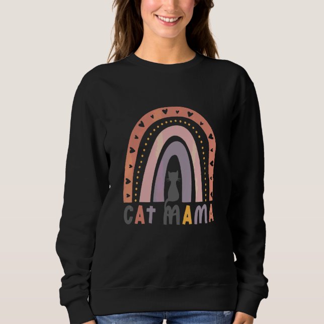 For Cat Mama Sweatshirt (Front)
