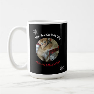 For Christmas, Meowy And Bright , Cat Photo , Coffee Mug