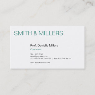 For Consultants Business Card
