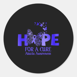 For Cure Ataxia Apparel Ataxia Awareness Gift For Classic Round Sticker