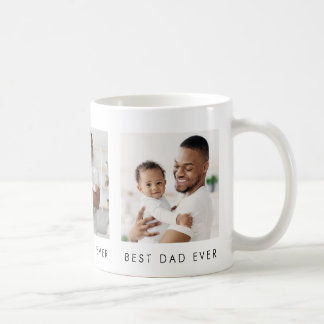 For Dad Best Dad Ever 3 Photo Coffee Mug