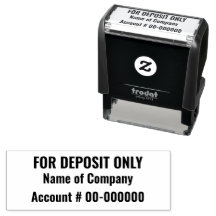 FOR DEPOSIT ONLY | Bank Account Name & Number