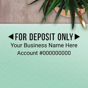 For Deposit Only - Basic Business Office 3 Lines Self-inking Stamp