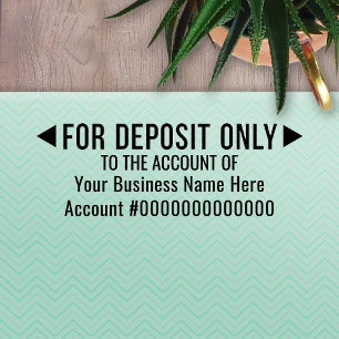 For Deposit Only - Basic Office or Business Bank Self-inking Stamp