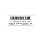 For Deposit Only Business Name Bank Account Number