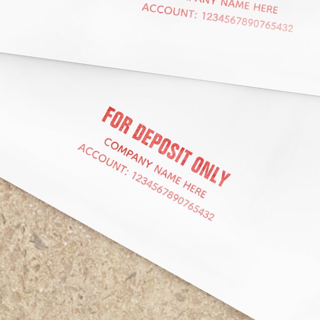 For Deposit Only Business Stamp (Creator Uploaded)