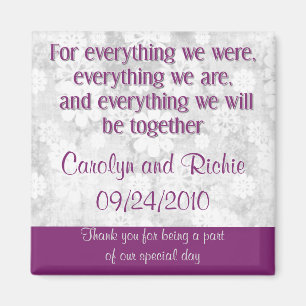 For Everything - Favour Magnet - Purple