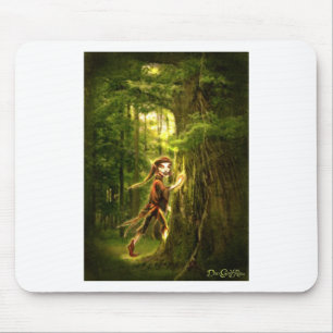 ..for faery folks live in old oaks mouse pad
