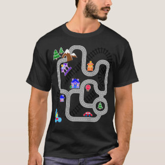 For Fathers Day Car Train Playmat T-Shirt